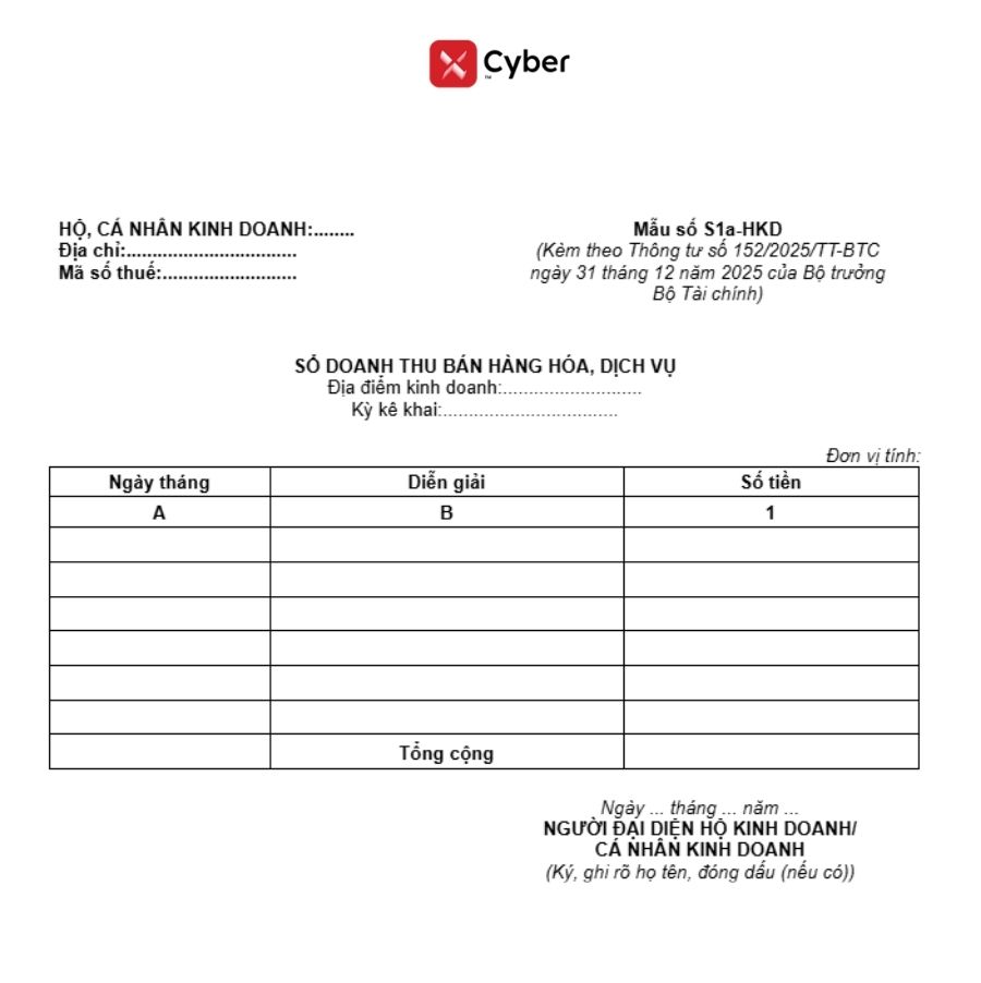 Hộ kinh doanh dưới 500 triệu có phải kê khai thuế không? Hướng dẫn chi tiết từ A-Z 4 mẫu sổ kế toán hộ kinh doanh dưới 500 triệu