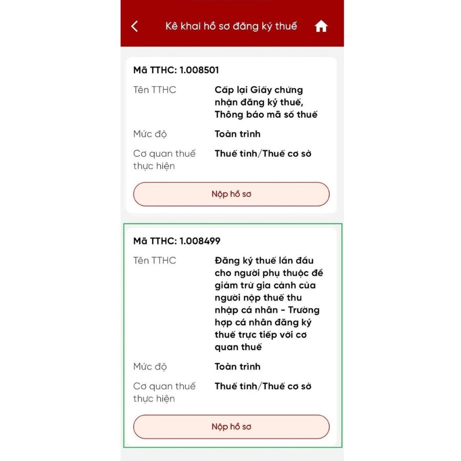 Cách đăng ký người phụ thuộc trên Etax Mobile chi tiết, dễ thực hiện nhất 5 Cách đăng ký người phụ thuộc trên Etax Mobile - Bước 4.1