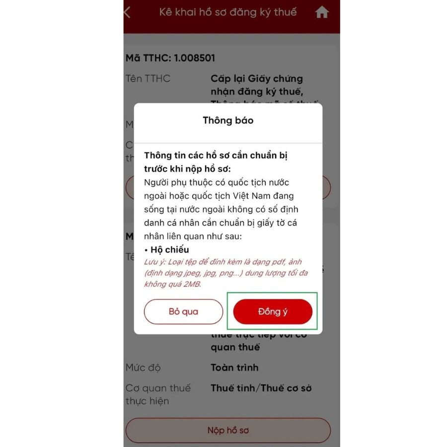 Cách đăng ký người phụ thuộc trên Etax Mobile chi tiết, dễ thực hiện nhất 6 Cách đăng ký người phụ thuộc trên Etax Mobile - Bước 4.2