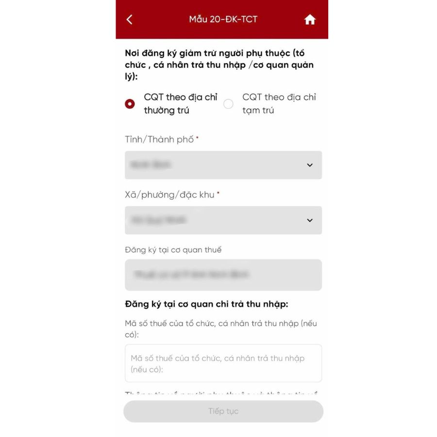 Cách đăng ký người phụ thuộc trên Etax Mobile chi tiết, dễ thực hiện nhất 7 Cách đăng ký người phụ thuộc trên Etax Mobile - Bước 6