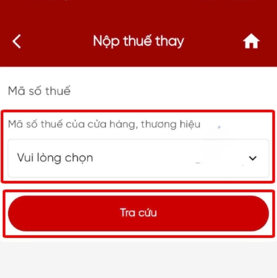 cách nộp thuế thay cho hộ kinh doanh qua etax mobile theo mã số thuế - bước 4