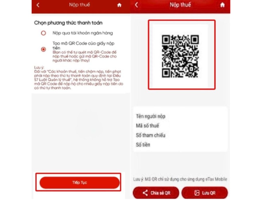 cách nộp thuế thay cho hộ kinh doanh qua etax mobile theo mã số thuế - bước 6.2