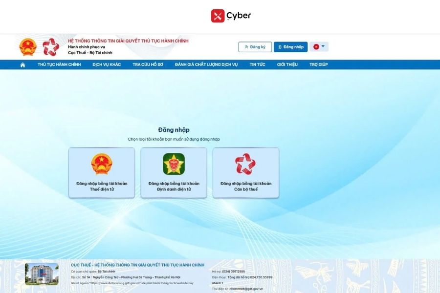 Cách nộp tờ khai 05/QTT-TNCN trên Dịch vụ công - Bước 2