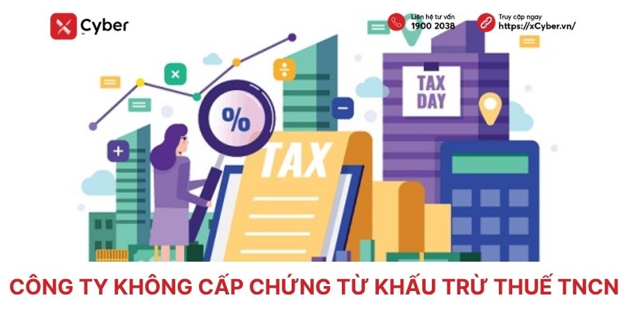 công ty không cấp chứng từ khấu trừ thuế tncn