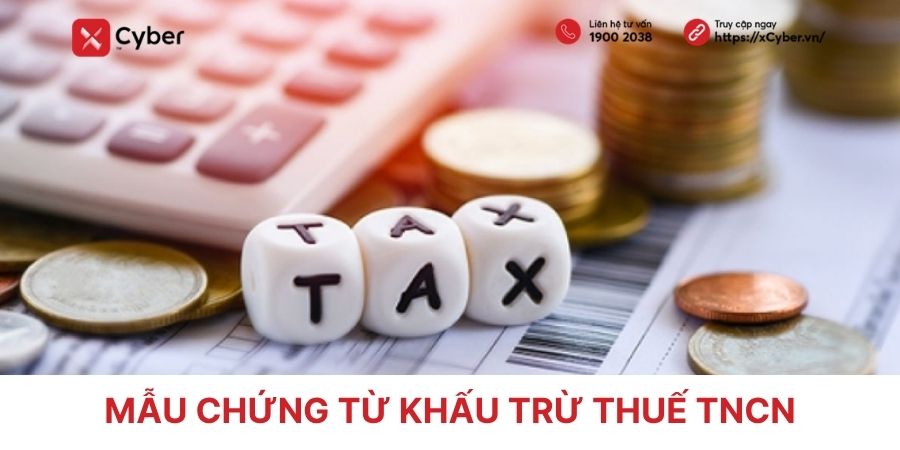 mẫu chứng từ khấu trừ thuế tncn