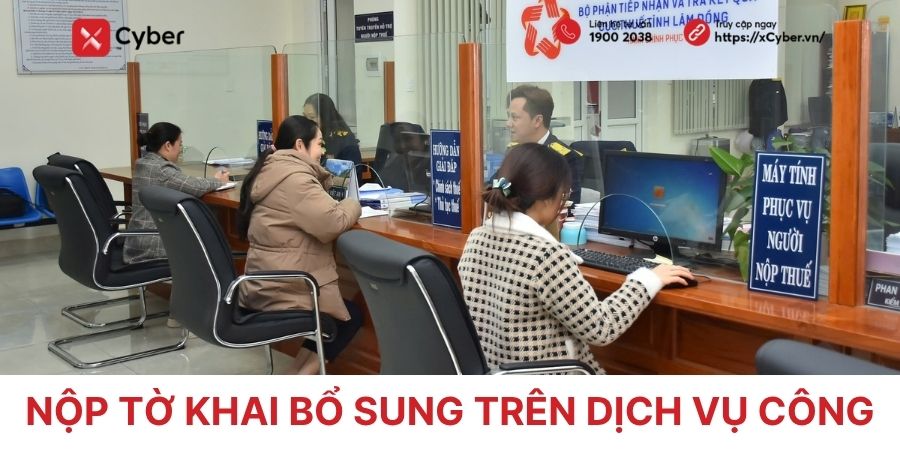 Nộp tờ khai bổ sung trên Dịch vụ công: Quy trình chi tiết từ A - Z 1 nộp tờ khai bổ sung trên dịch vụ công