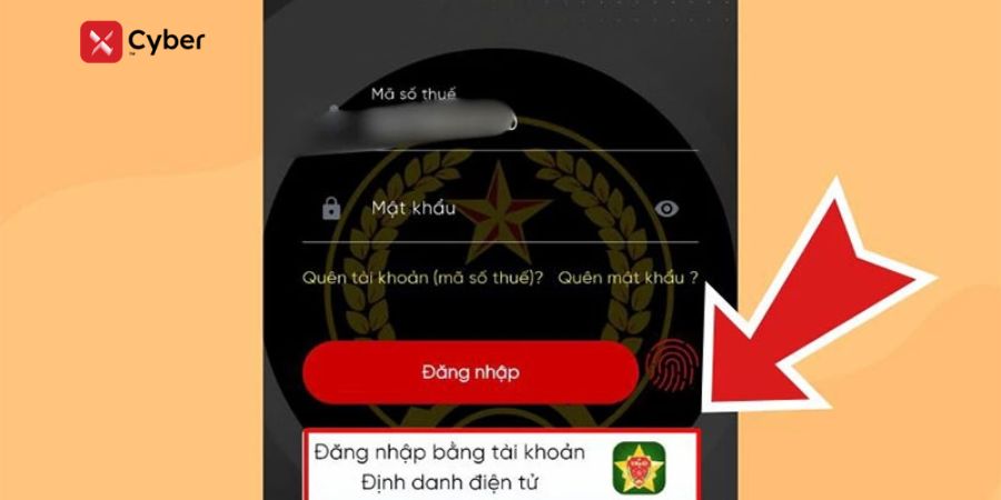 Nộp tờ khai quyết toán thuế TNCN qua Etax Mobile - bước 2