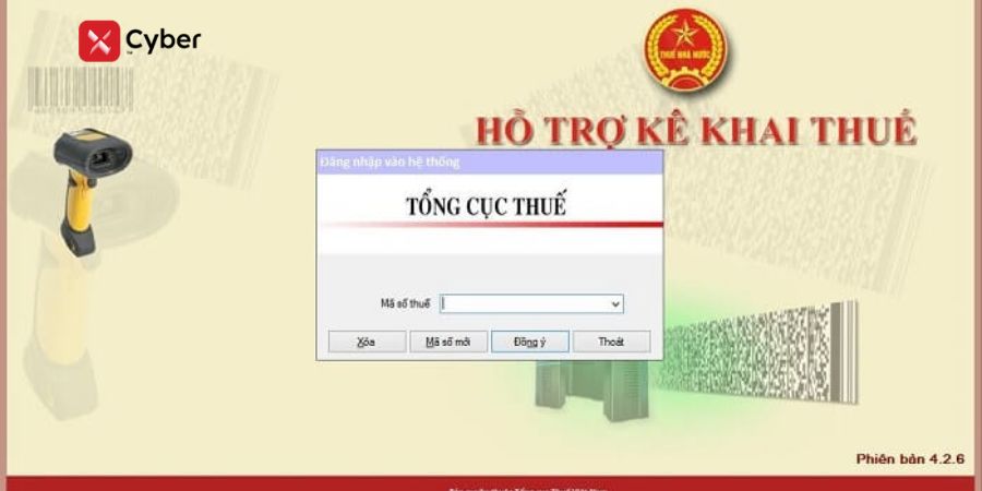 Nộp tờ khai quyết toán thuế TNCN qua HTKK - bước 1