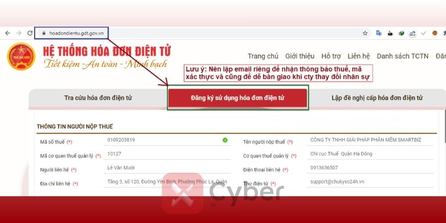Mẫu 01/ĐKTĐ-HĐĐT là gì? Khi nào phải nộp và cách nộp trên Thuế điện tử 5 Cách nộp mẫu 01/ĐKTĐ-HĐĐT trên trang Thuế điện tử - bước 2