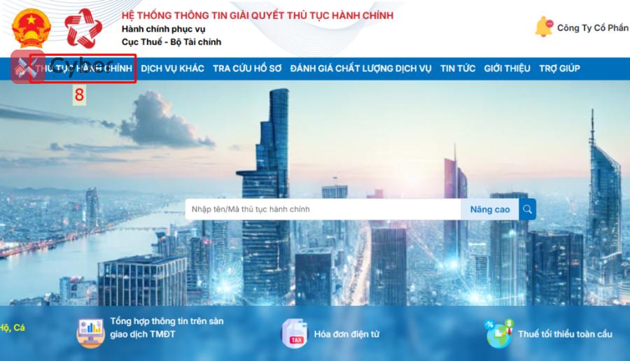 Cách nộp tờ khai thuế GTGT trên Dịch vụ công - Bước 4.1