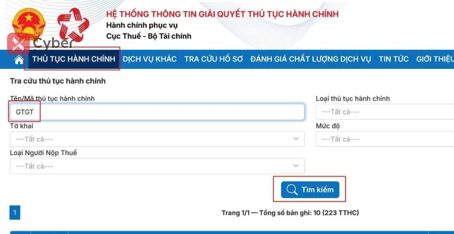 Cách nộp tờ khai thuế GTGT trên Thuế điện tử - Bước 3.2