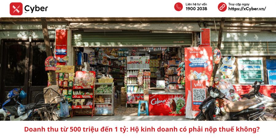 doanh thu từ 500 triệu đến 1 tỷ
