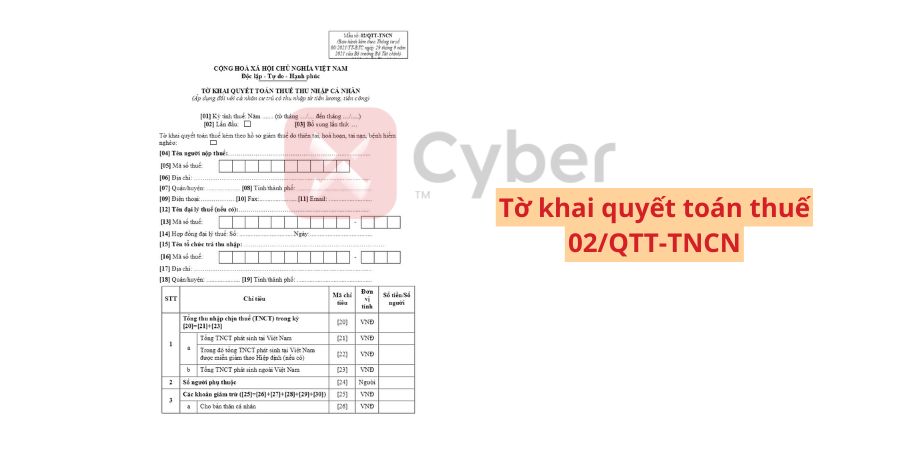 hồ sơ hoàn thuế tncn cho người nước ngoài khi cá nhân trực tiếp quyết toán