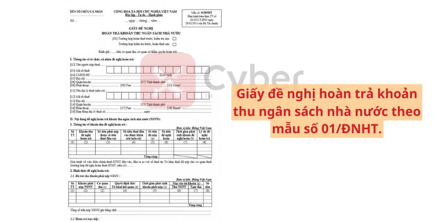 hồ sơ hoàn thuế tncn cho người nước ngoài thông qua tổ chức