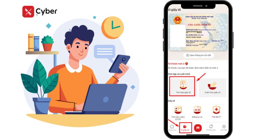 Cách tích hợp người phụ thuộc trên VNeID nhanh chóng, chi tiết A-Z 4 cách tích hợp người phụ thuộc trên vneid - bước 1