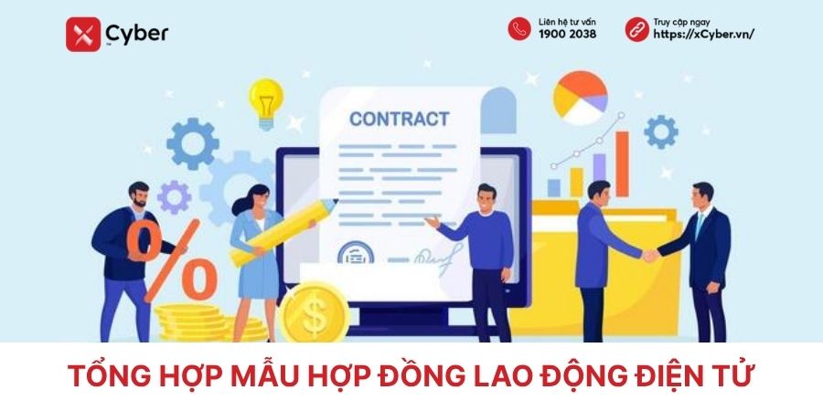 Mẫu hợp đồng lao động điện tử chuẩn pháp lý mới nhất, cập nhật 2026 1 mẫu hợp đồng lao động điện tử