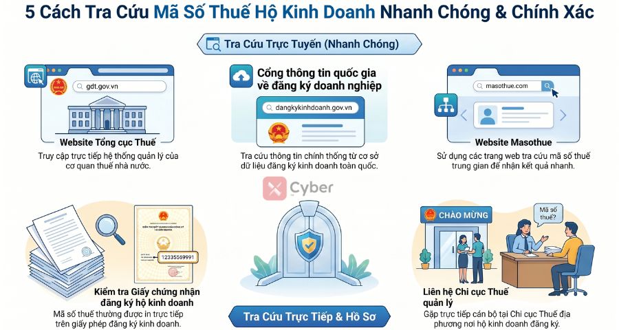 Hướng dẫn 5 cách tra cứu mã số thuế hộ kinh doanh nhanh và chính xác 3 5 cách tra cứu mã số thuế hộ kinh doanh