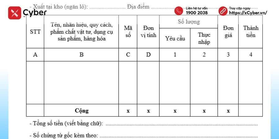 cách ghi mẫu phiếu xuất kho theo thông tư 200