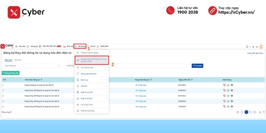 Đăng ký hóa đơn khởi tạo từ máy tính tiền: 2 cách thực hiện mới 2026 3 đăng ký hóa đơn khởi tạo từ máy tính tiền qua tổ chức cung cấp dịch vụ - bước 1