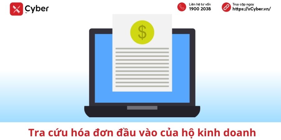 tra cứu hóa đơn đầu vào của hộ kinh doanh