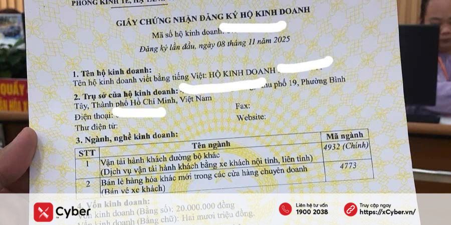 Hướng dẫn 5 cách tra cứu mã số thuế hộ kinh doanh nhanh và chính xác 7 tra cứu mã số thuế hộ kinh doanh trên giấy chứng nhận đăng ký hộ kinh doanh