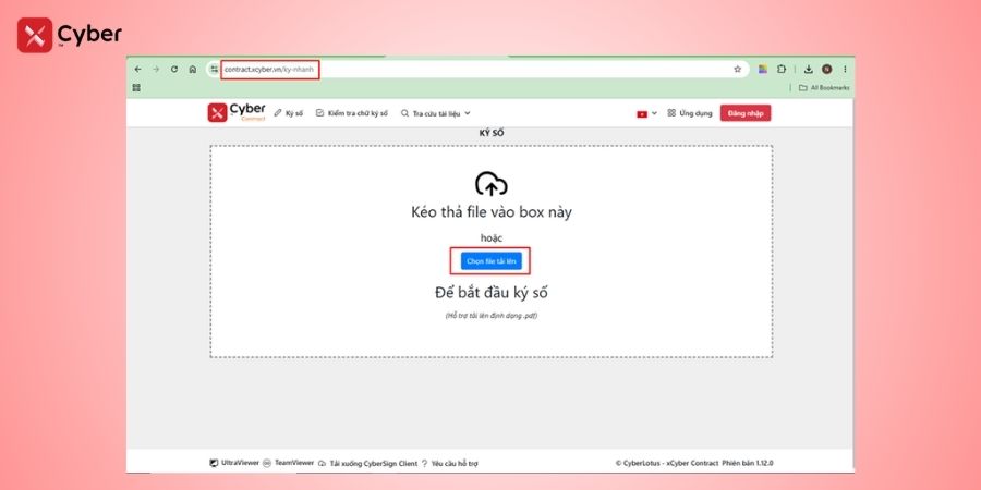 Cách ký hợp đồng bằng chữ ký số cho cá nhân và doanh nghiệp: Quy trình ký và lưu ý khi sử dụng 15 Cách ký hợp đồng trên phần mềm xCyber Contract - bước 1