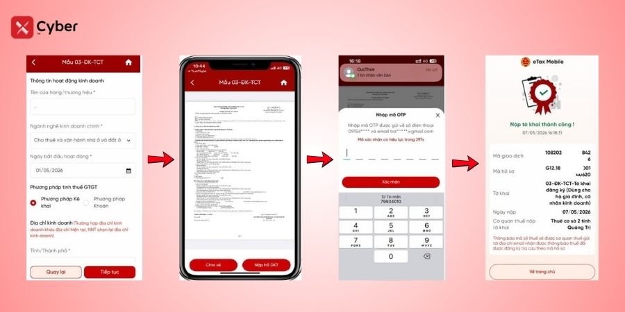 Đăng ký cá nhân kinh doanh: Đăng ký ở đâu, làm online thế nào và nên chọn hình thức nào? 25 đăng ký cá nhân kinh doanh trên eTax Mobile