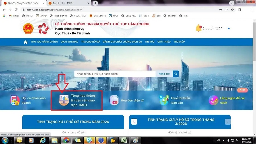 Đăng ký cá nhân kinh doanh: Đăng ký ở đâu, làm online thế nào và nên chọn hình thức nào? 17 đăng ký mã số thuế cá nhân kinh doanh trên dịch vụ công - bước 3