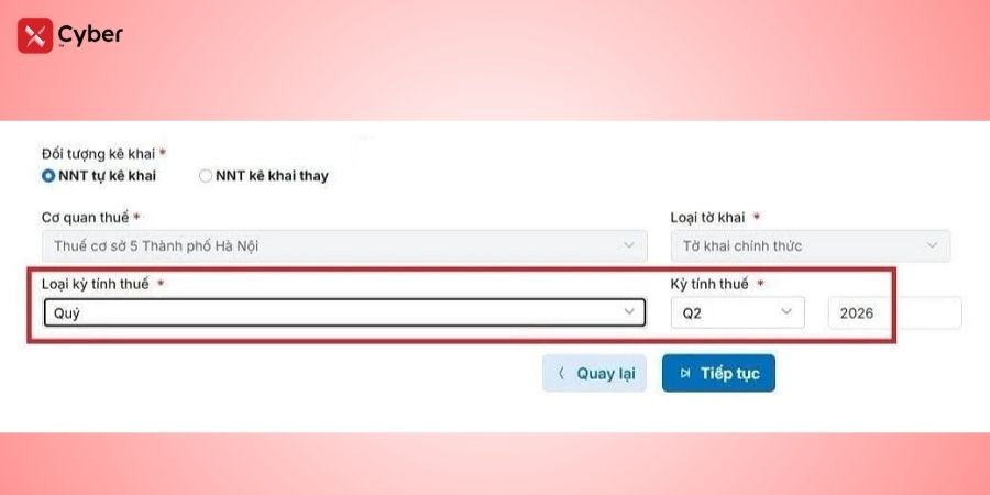 Hướng dẫn hộ kinh doanh kê khai thuế quý 2: Cách nộp tờ khai online và hạn chót cần nhớ 24 hộ kinh doanh kê khai thuế quý 2 trên dịch vụ công - bước 6