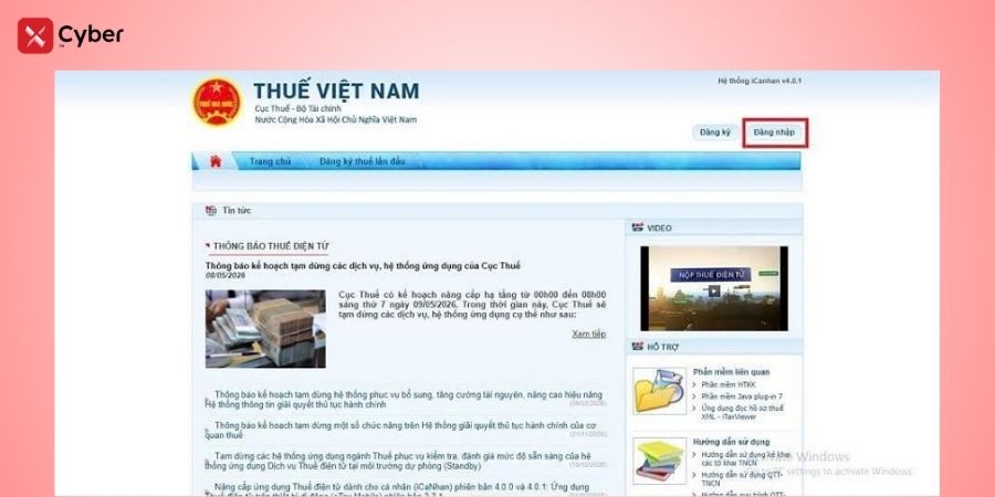 Hướng dẫn hộ kinh doanh kê khai thuế quý 2: Cách nộp tờ khai online và hạn chót cần nhớ 30 hộ kinh doanh kê khai thuế quý 2 trên thuế điện tử - bước 2.1