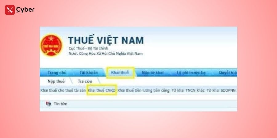 Hướng dẫn hộ kinh doanh kê khai thuế quý 2: Cách nộp tờ khai online và hạn chót cần nhớ 33 hộ kinh doanh kê khai thuế quý 2 trên thuế điện tử - bước 3.1