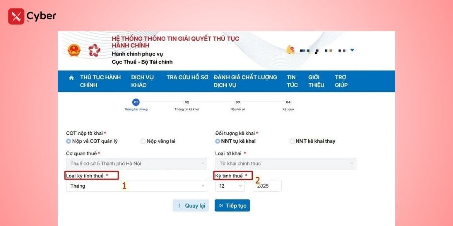 Kê khai thuế TNCN theo quý: Khi nào áp dụng, cách kê khai và thời hạn năm 2026 19 kê khai thuế tncn theo quý trực tuyến trên Thuế điện tử - bước 6