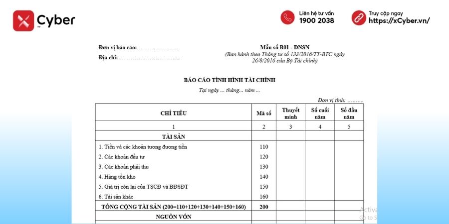 Mẫu báo cáo tài chính theo Thông tư 133 | Trọn bộ file để tải xuống và lưu ý khi nộp 4 Mẫu báo cáo tài chính cho doanh nghiệp siêu nhỏ theo Thông tư 133