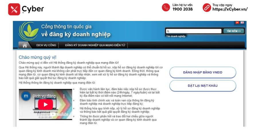 Nộp hồ sơ tạm ngừng kinh doanh qua mạng: cách thực hiện, hồ sơ cần chuẩn bị và lưu ý cho doanh nghiệp 13 nộp hồ sơ tạm ngừng kinh doanh qua mạng - bước 1
