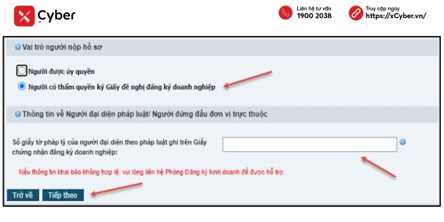 Nộp hồ sơ tạm ngừng kinh doanh qua mạng: cách thực hiện, hồ sơ cần chuẩn bị và lưu ý cho doanh nghiệp 21 nộp hồ sơ tạm ngừng kinh doanh qua mạng - bước 7.2