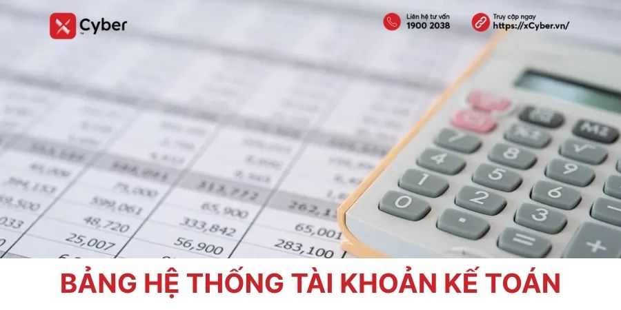 bảng hệ thống tài khoản kế toán