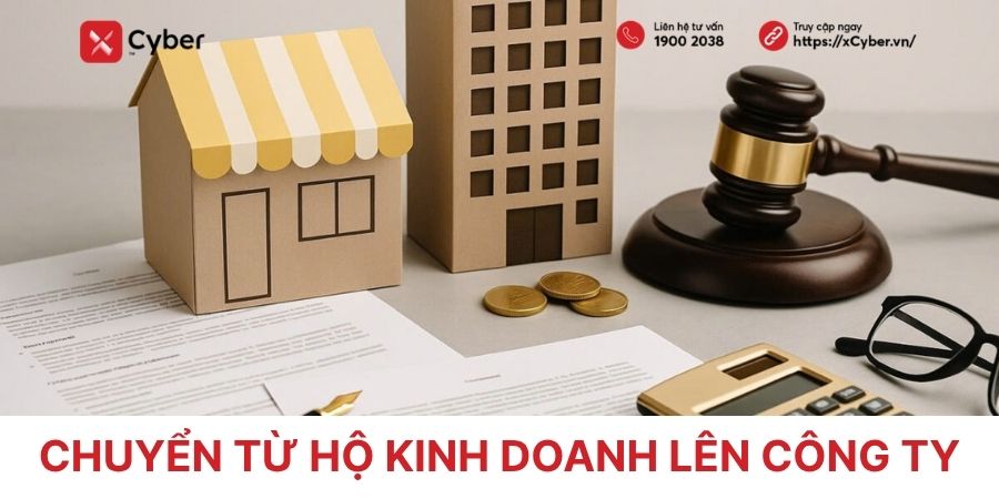 chuyển từ hộ kinh doanh lên công ty