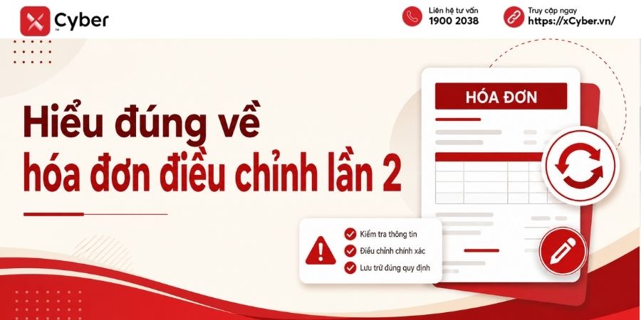 Hóa đơn điều chỉnh lần 2 là gì? Cách xử lý khi hóa đơn điều chỉnh bị sai 2 hóa đơn điều chỉnh lần 2 là gì