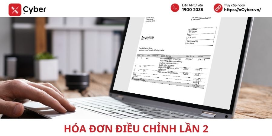 Hóa đơn điều chỉnh lần 2 là gì? Cách xử lý khi hóa đơn điều chỉnh bị sai 1 hóa đơn điều chỉnh lần 2