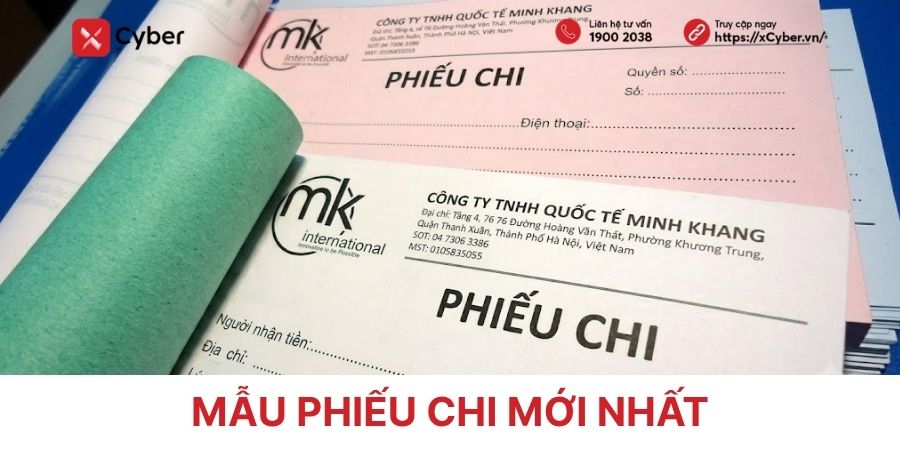mẫu phiếu chi