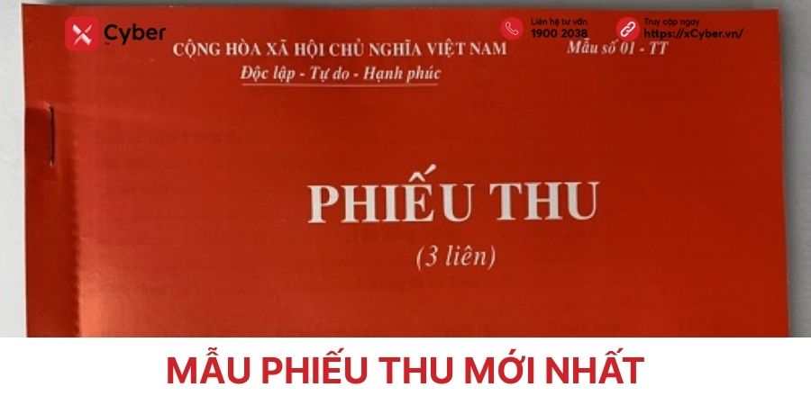 Mẫu phiếu thu là gì? Tổng hợp các mẫu phiếu thu mới nhất hiện nay 1 mẫu phiếu thu