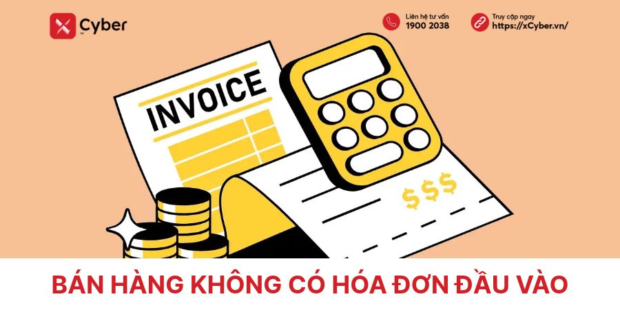 bán hàng không có hóa đơn đầu vào