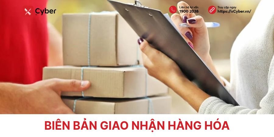 Tổng hợp 6+ mẫu biên bản giao nhận hàng hóa mới nhất hiện nay 1 biên bản giao nhận hàng hóa