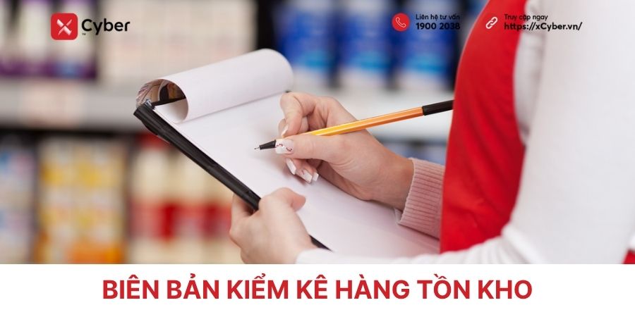 biên bản kiểm kê hàng tồn kho