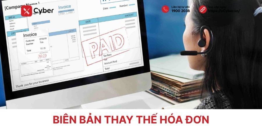 Mẫu biên bản thay thế hóa đơn điện tử mới nhất 2026 theo Thông tư 91 1 biên bản thay thế hóa đơn