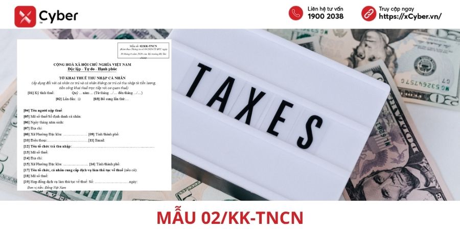 mẫu 02/kk-tncn