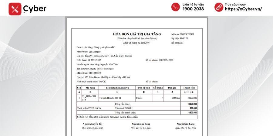 Hóa đơn chuyển đổi là gì? Quy định, mẫu hóa đơn và cách chuyển đổi từ hóa đơn điện tử sang giấy 4 mẫu hóa đơn chuyển đổi