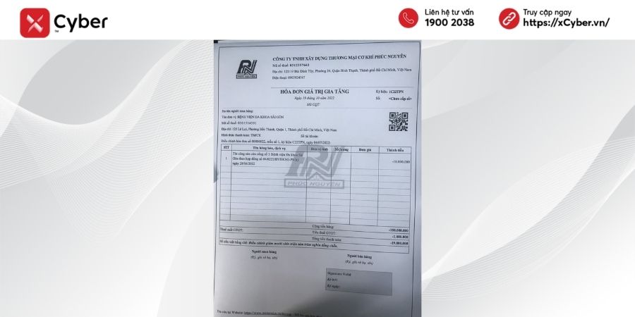Hóa đơn xây dựng là gì? Quy định, thời điểm và cách xuất hóa đơn công trình 4 Mẫu hóa đơn thi công xây dựng