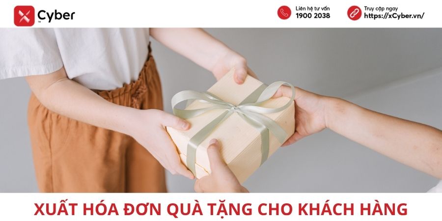 xuất hóa đơn quà tặng cho khách hàng